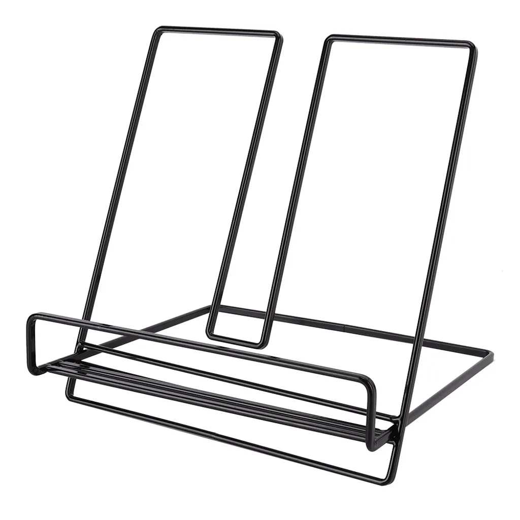 Supporto per Libri da Tavolo: Scaffale Legno e Metallo per Casa e Ufficio