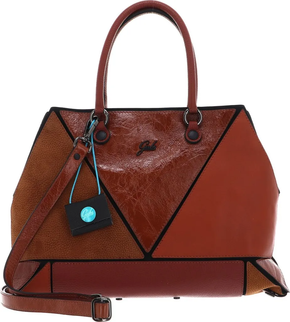 Grand Sac à Épaule pour le Quotidien Gabs Rioko Momu en Cuir Sendai Noir