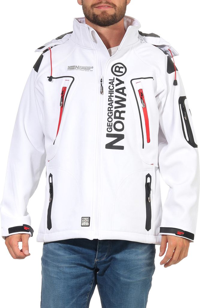 Spannende Softshelljacke Herren Wei Bilder