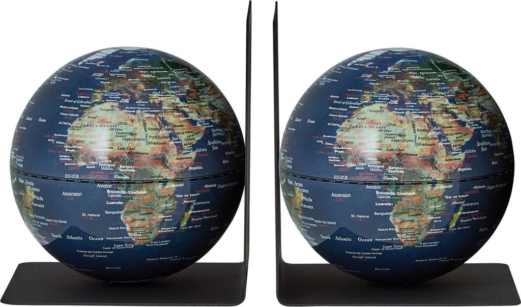 EMFORM Bookglobe Buchstützen-Set Globus Weltkugel abnehmbar Produktbild 