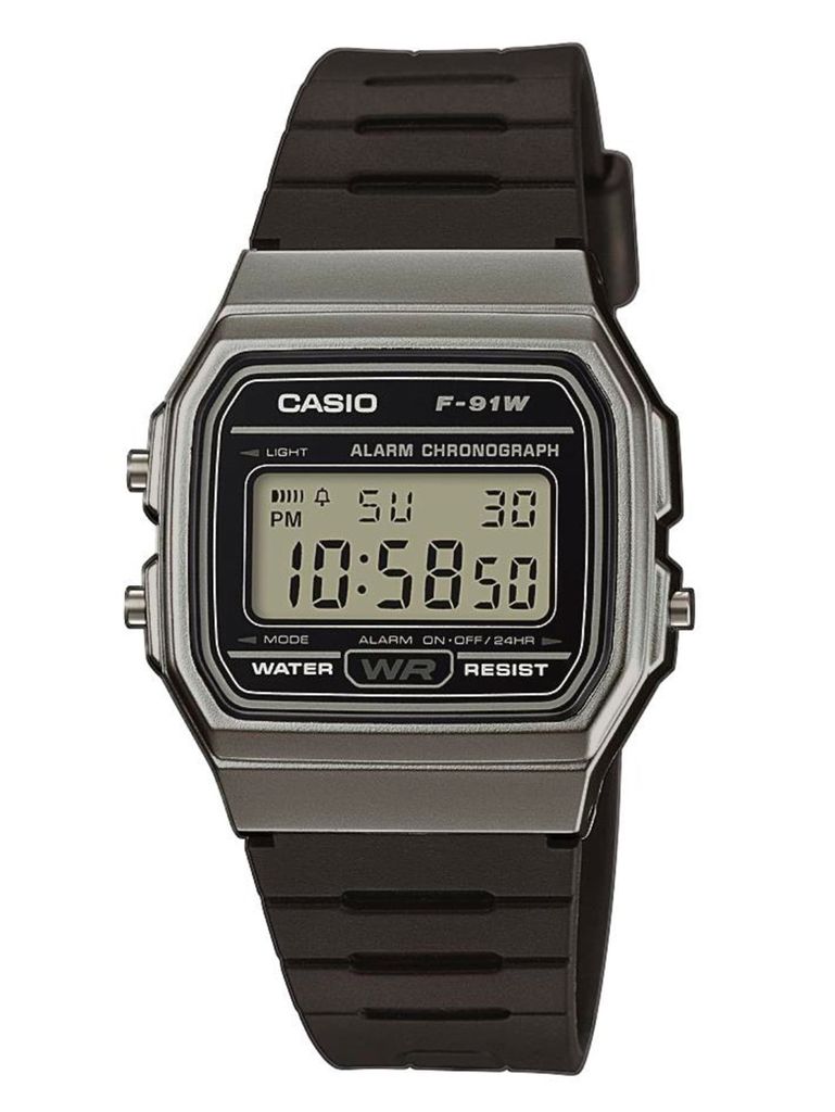 Uhr Casio Herren/Frauen Schwarz Casio-F-91WM-1BEF Produktbild 