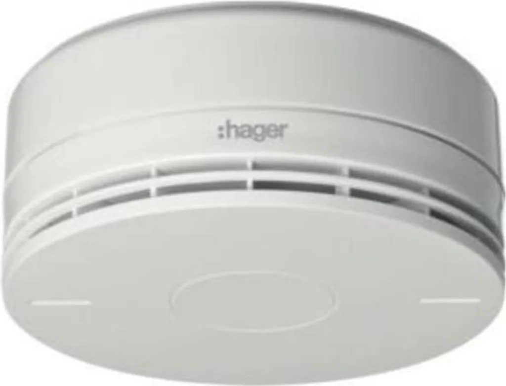 Détecteur thermique Hager RFM101D radio pour cuisine et garage sécurisé