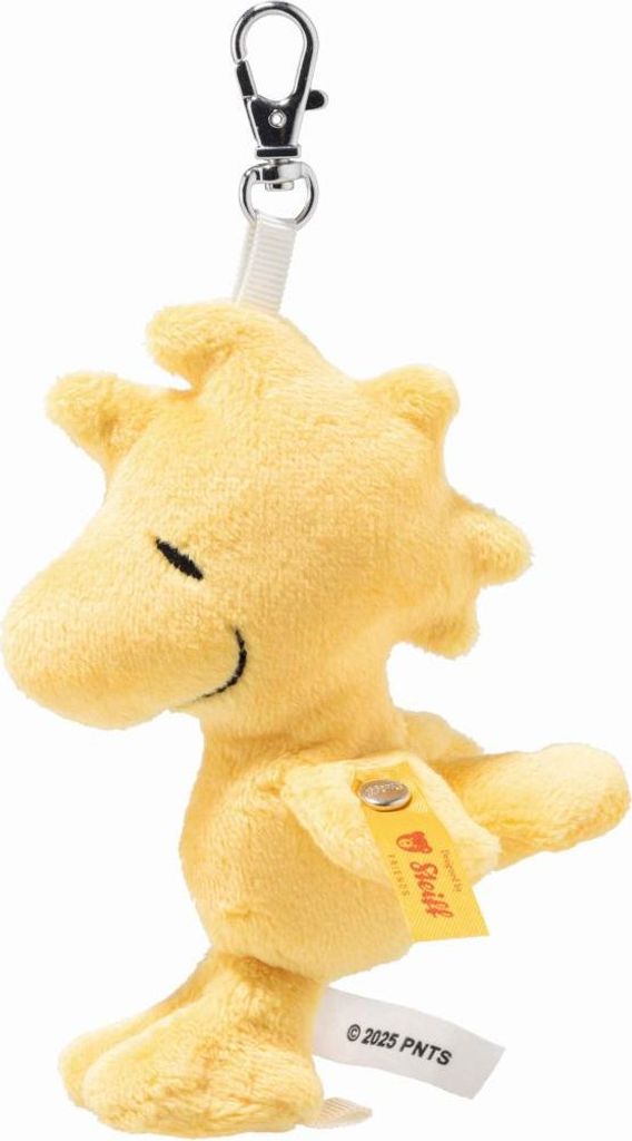 Steiff Woodstock Schlüsselanhänger Plüsch gelb 11 cm Peanuts