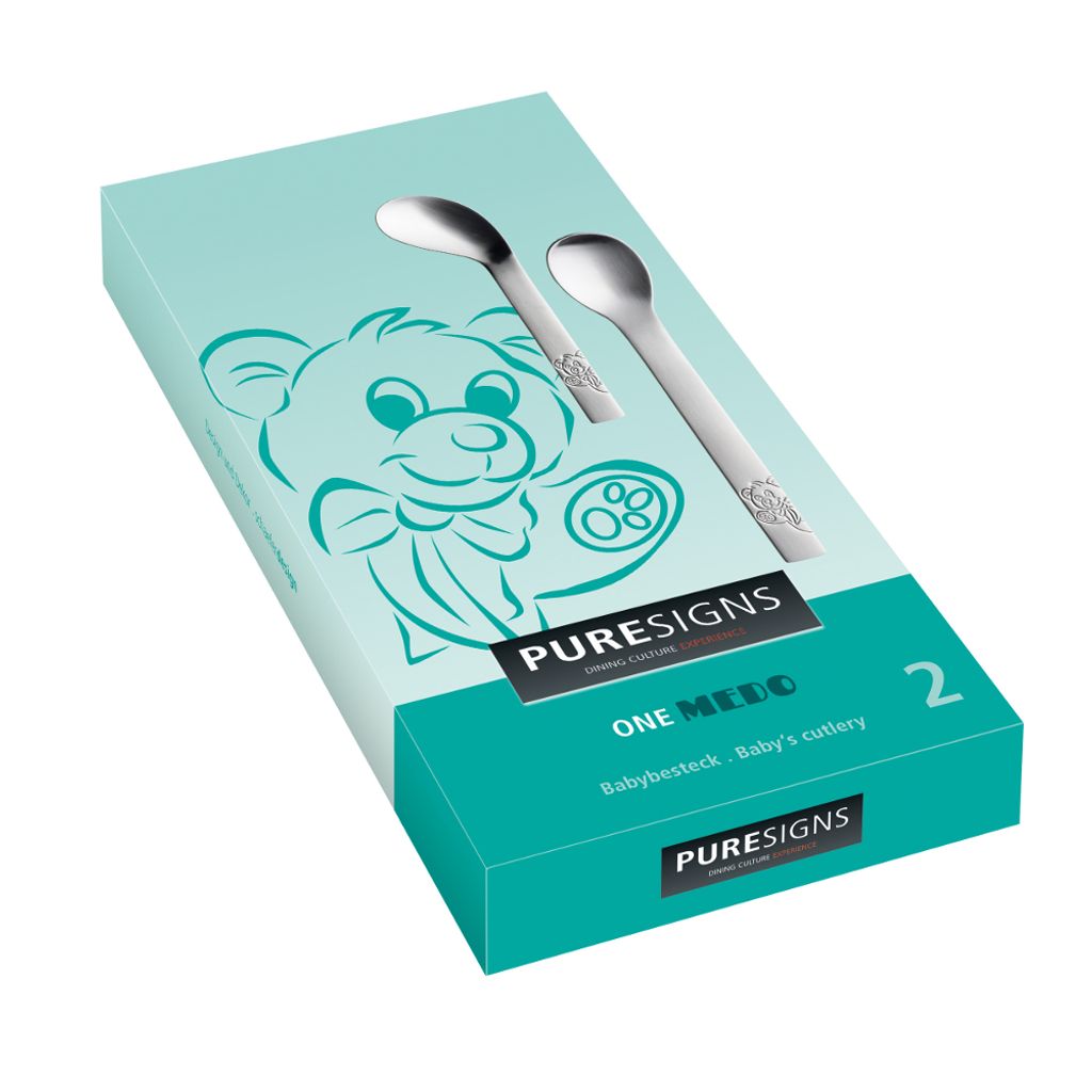 PURESIGNS 2550200 Seven MEDO Baby-Besteck-Set