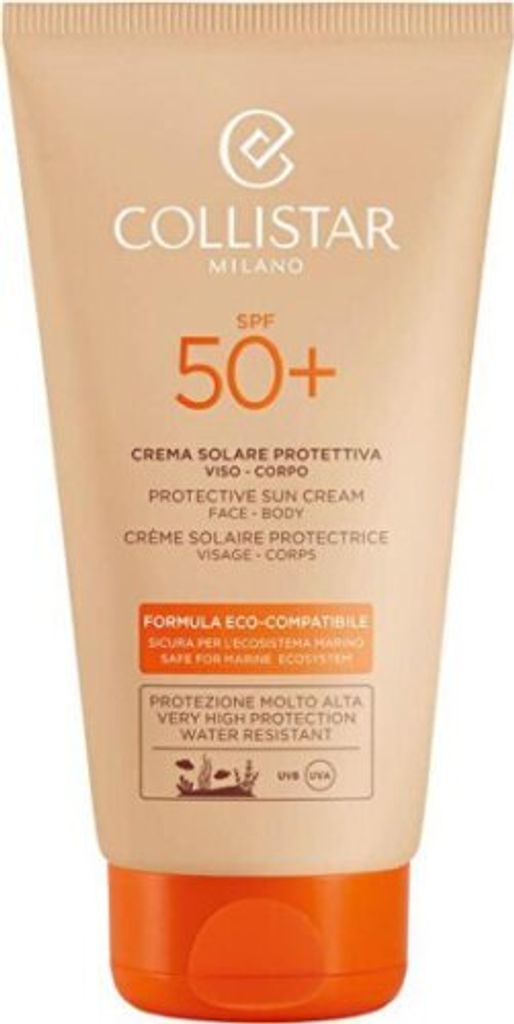 Collistar Protective Sunscreen SPF 50+ Certified Environmentally Friendly Formula 150ml