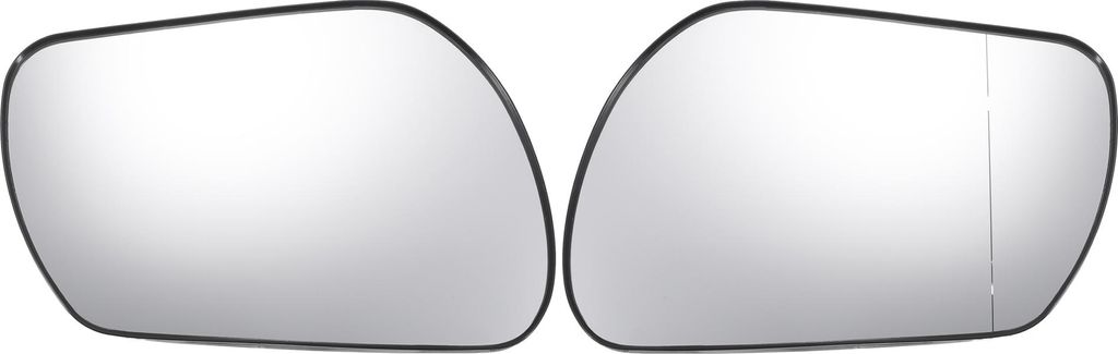 Paar Auto-Rückspiegelglas-Ersatz links rechts mit Befestigungsplatte, nicht beheizt, für Mazda 3 2004-2009 für Mazda 6 2006 2007 2008