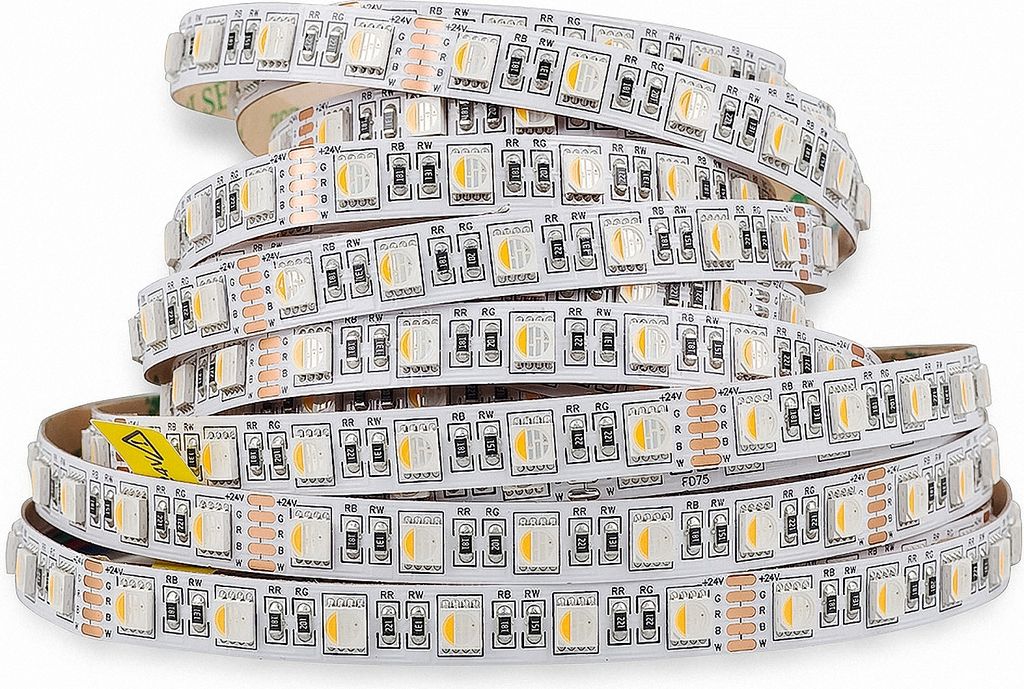 LED Strip 5050 RGB+Neutralweiß (4000K) 90W 500CM 24V IP20