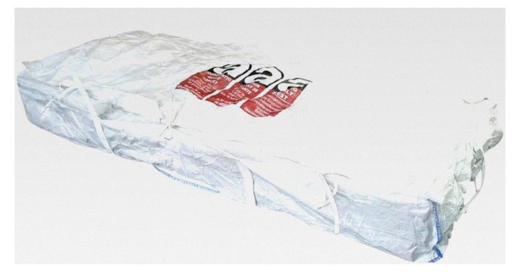 3er Set Big Bag für Asbest 260 x 125 x 30 cm mit A-Druck - Preis pro Einheit 9,95 Gesamt 29,85