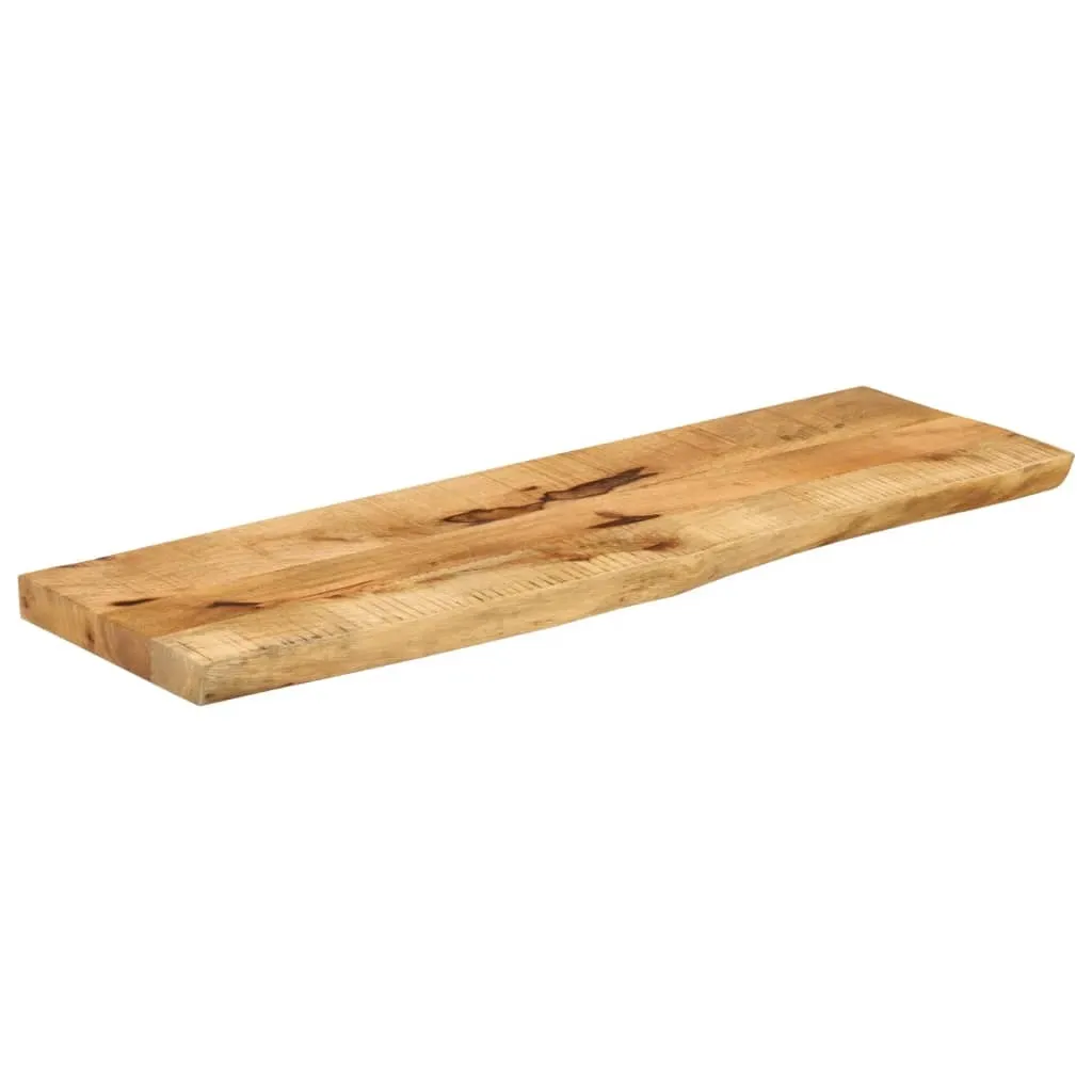 Piano per Tavolo SYFAX™ 110cm Legno Mango Massiccio Bordo Naturale