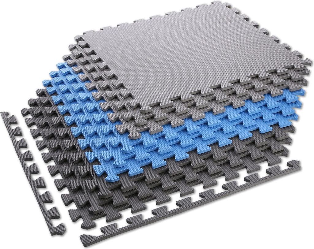 Ochranná puzzle podložka ONE FItness MP10 modro-šedá Obrázek produktu 