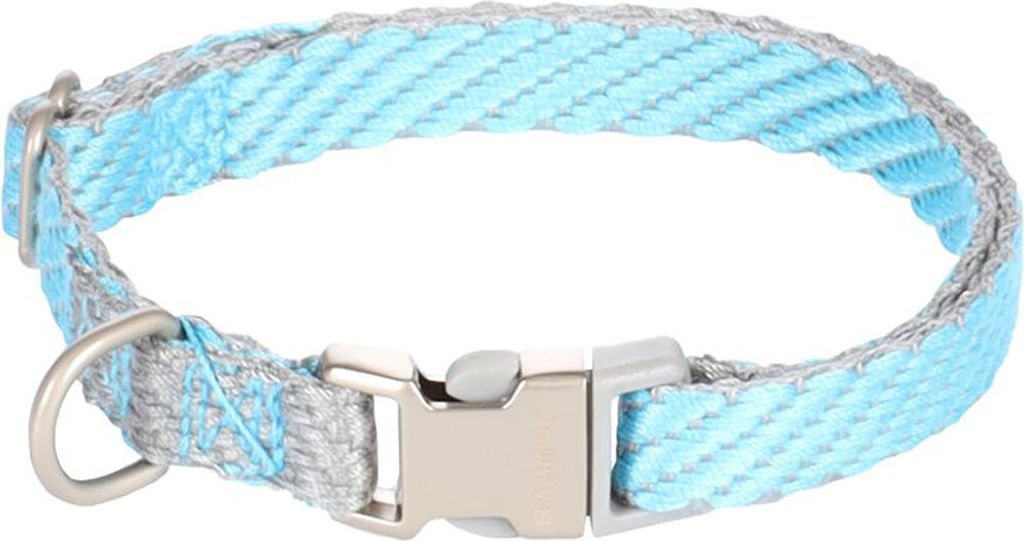 Flamingo Elly Hundehalsband Blau 40-55cm x 20mm Blau 40-55cm x 20mm
