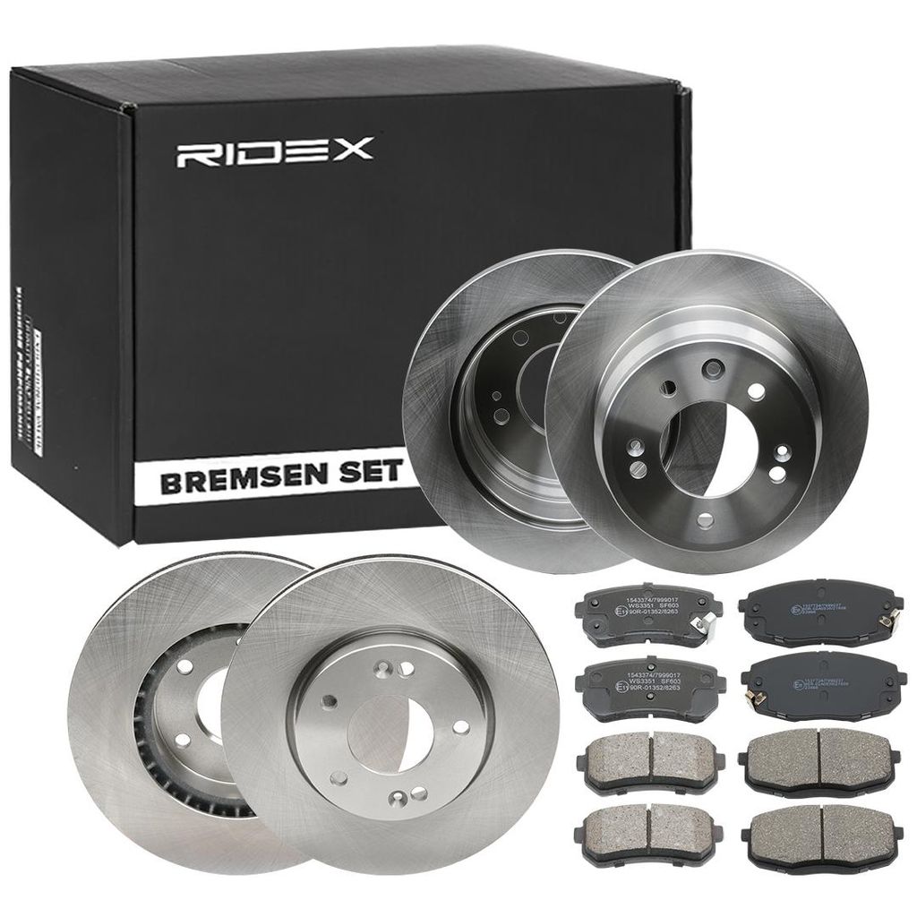 2X Bremsscheiben Ø262Mm + Bremsbeläge