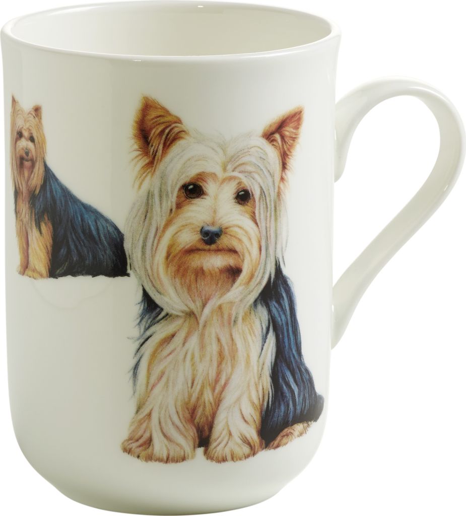 PETS Becher Yorkshire Terrier Hund, Bone China Porzellan, Produktbild 