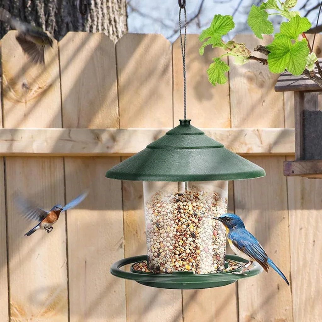 Station de nourrissage oiseaux pour balcon et jardin avec suspension
