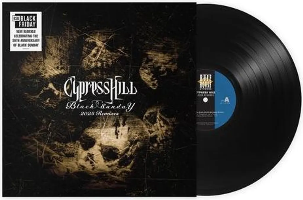 Cypress Hill Black Sunday 2023 Remixes vinyle pour collectionneur hip-hop