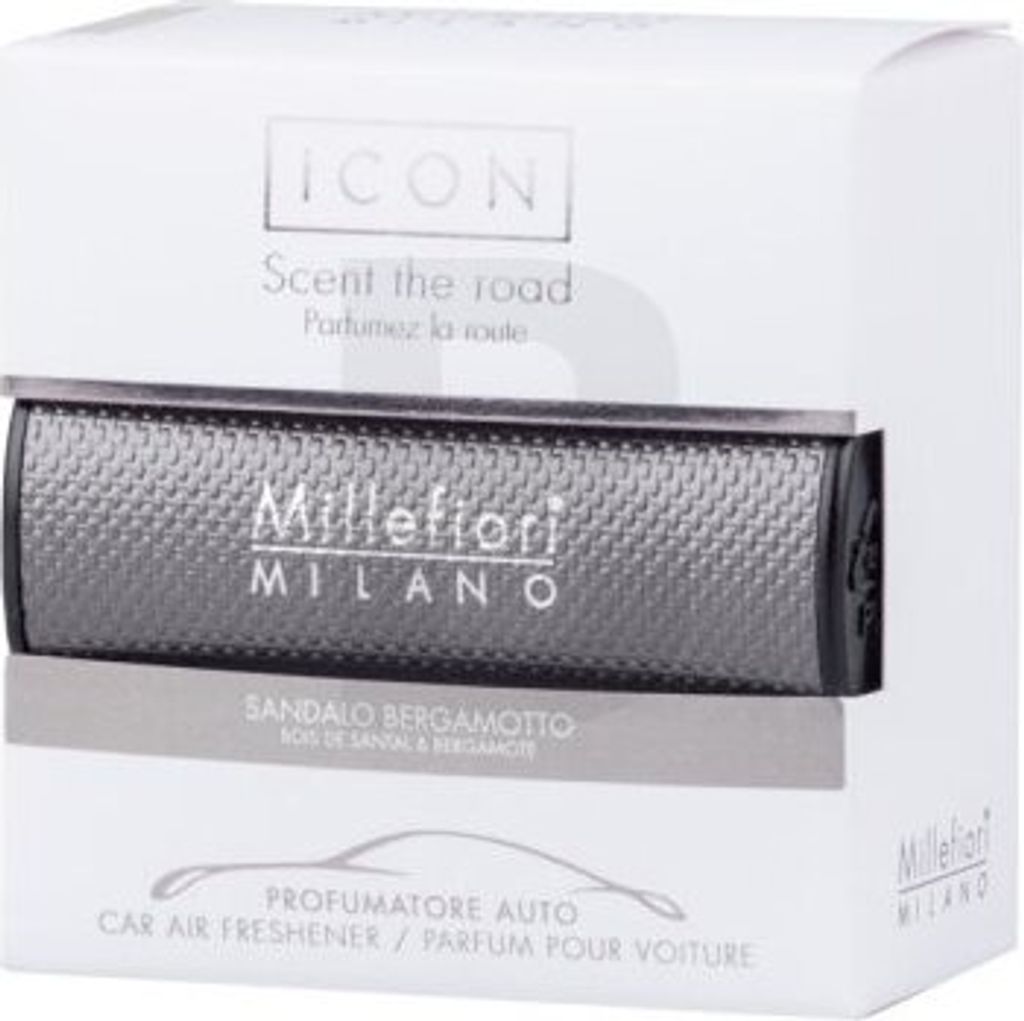 Millefiori Milano Icon Car Air Freshener Sandalo Bergamotto Urban