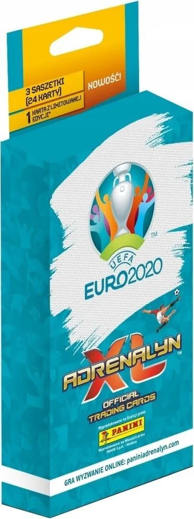 Pack Blister 3+1 Cartes UEFA EURO 2020 Adrenalyn XL avec Bonus Exclusif