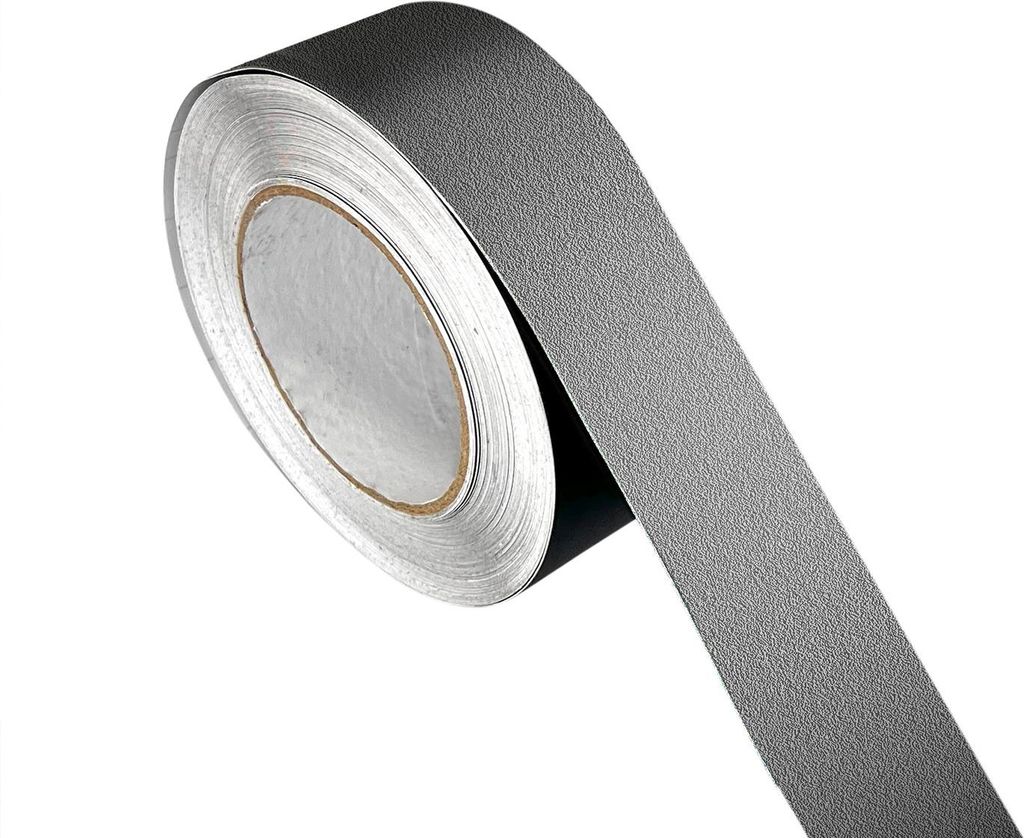Klebefolie Möbel 5x100 cm - Strukturfolie Schwarz Matt - Möbelfolie mit Luftkanal-Kleber - Klebefolie selbstklebend für Küche, Möbel und Auto ...