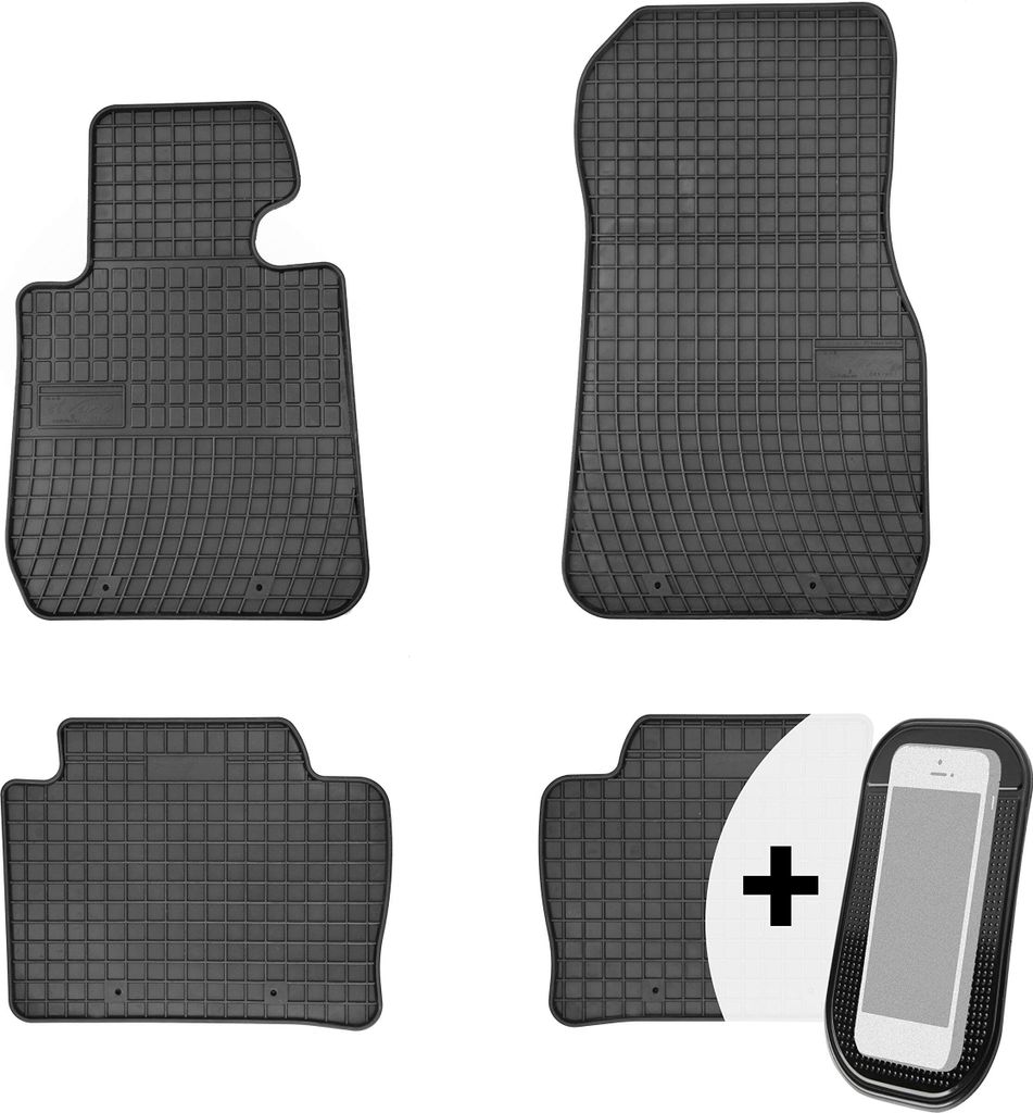 Gummimatten Auto Fußmatten Automatten Passgenau 4-teilig Produktbild 