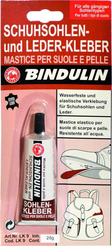Bindulin Schuhsohlen- Kleber LK9, 28g Produktbild 12