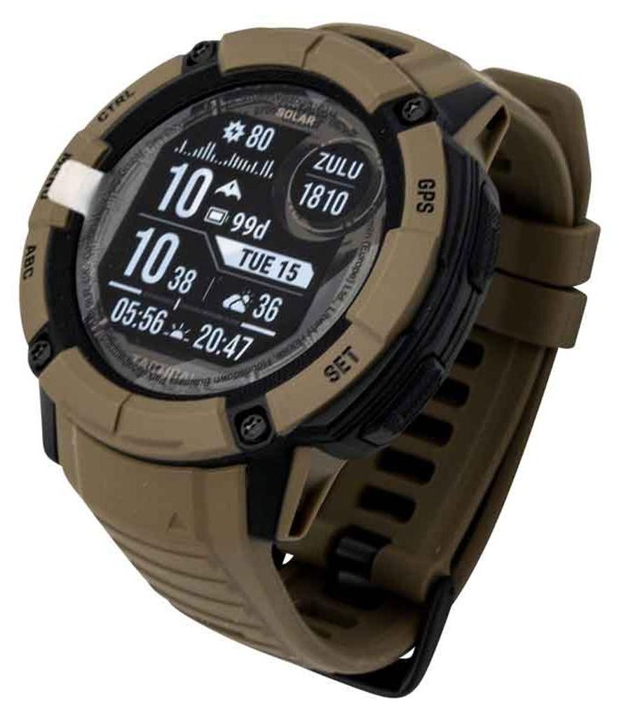 Garmin Instinct 2X Solar, olijgroen - Tactische editie - Productafbeelding 