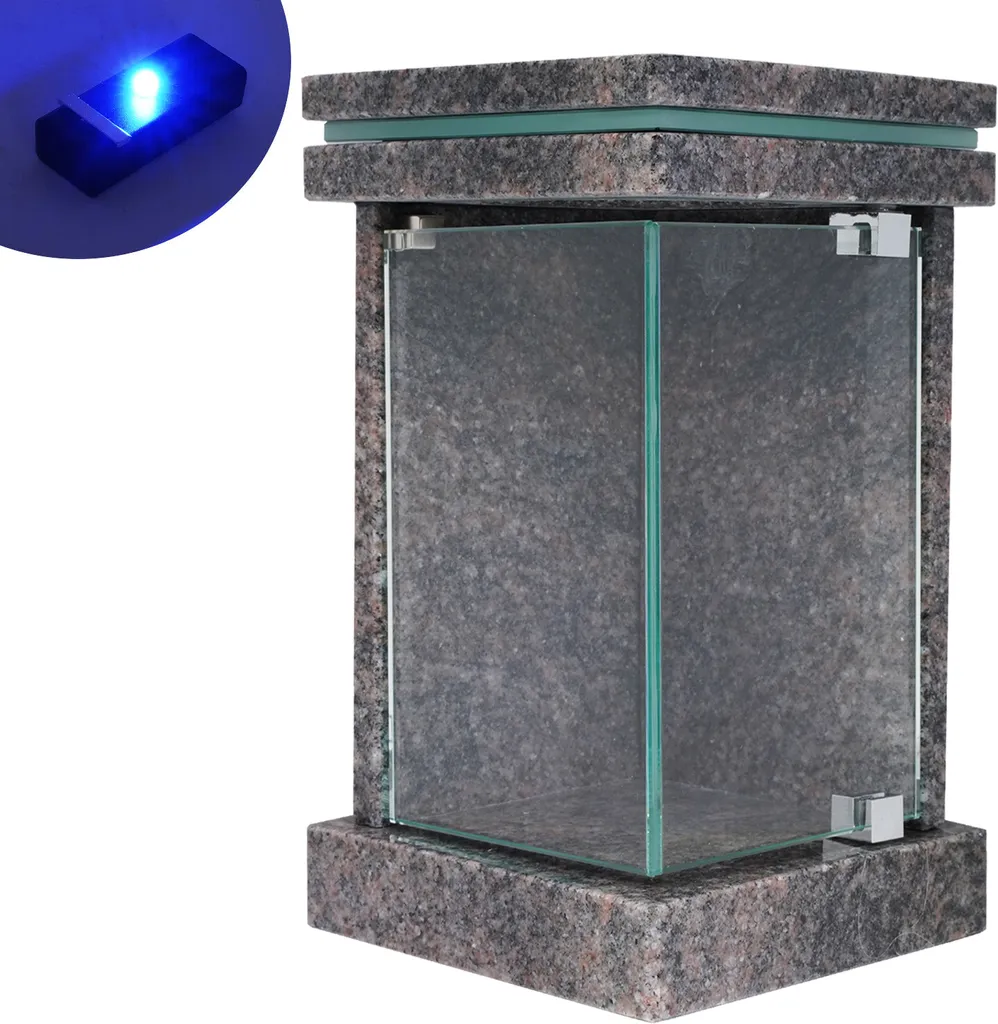 Lanterne funéraire en granit naturel Himalaya pour décoration de tombe