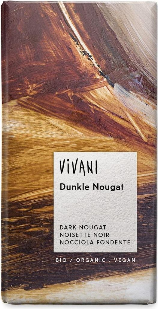 CZEKOLADA GORZKA NUGATOWA BIO 100 g - VIVANI