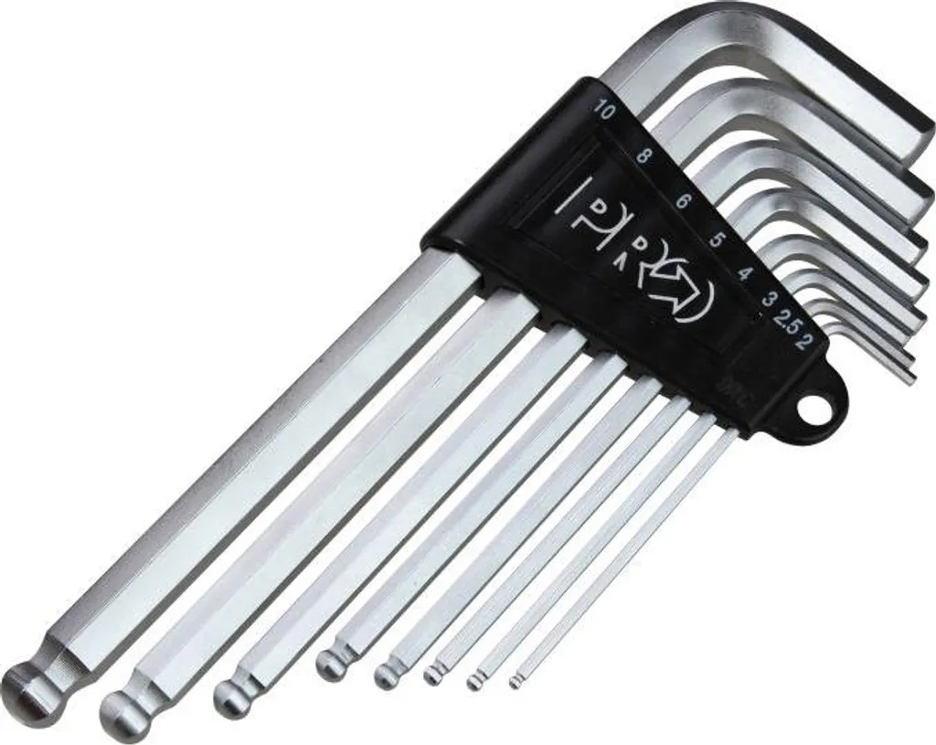 Kit de clés Allen PRO en acier trempé 8 pièces pour maintenance industrielle