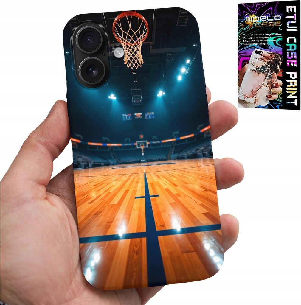Fall Für Iphone 16 - Basketball Nba Gericht, Basketball-Fan-Designs