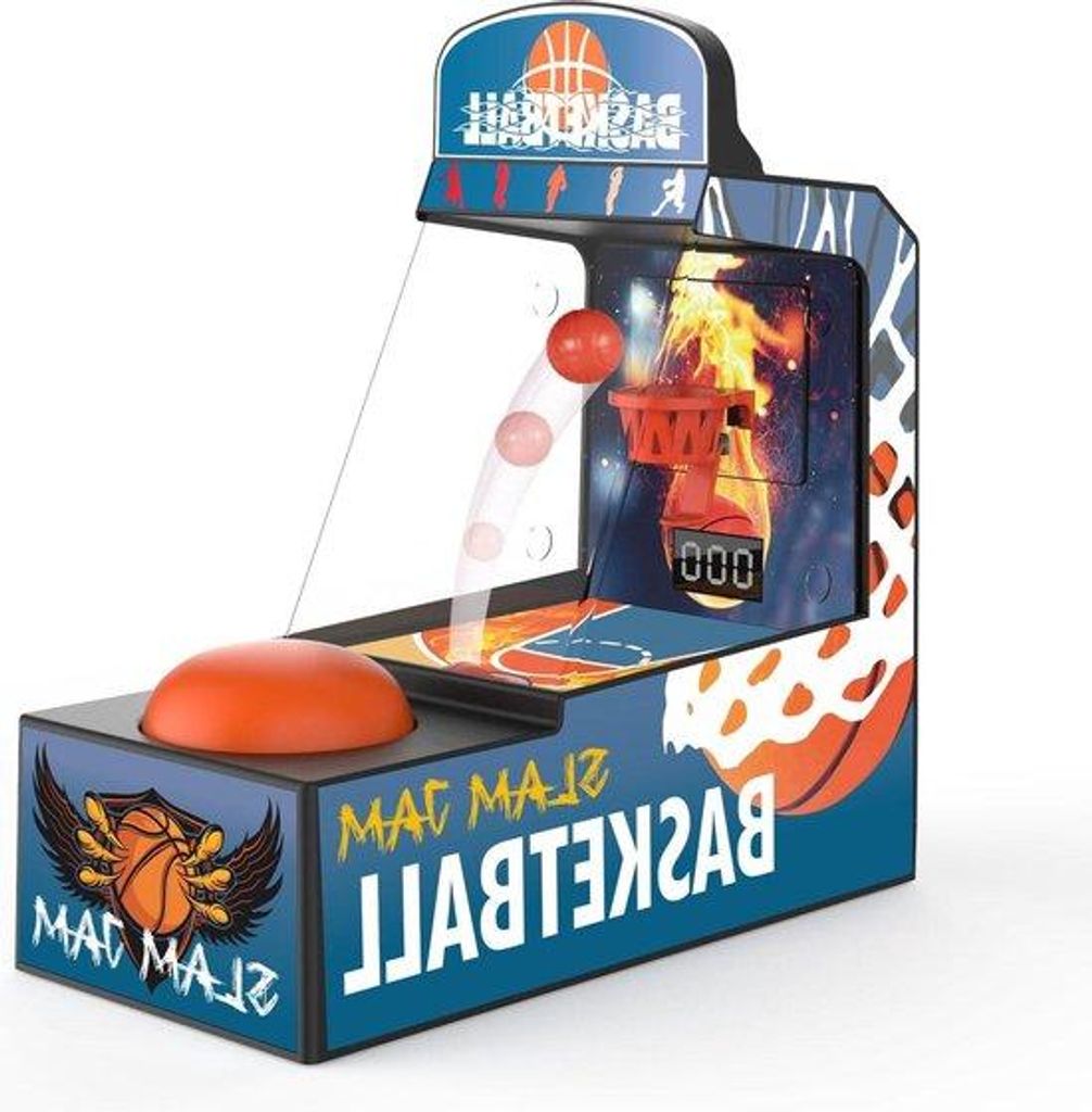 Indoor-Basketball-Spiel-Tisch - Mini-Arcade-Spiel für Innenräume - Idealer Geschenk-Tipp für Jungen - Erwachsene und Kinder