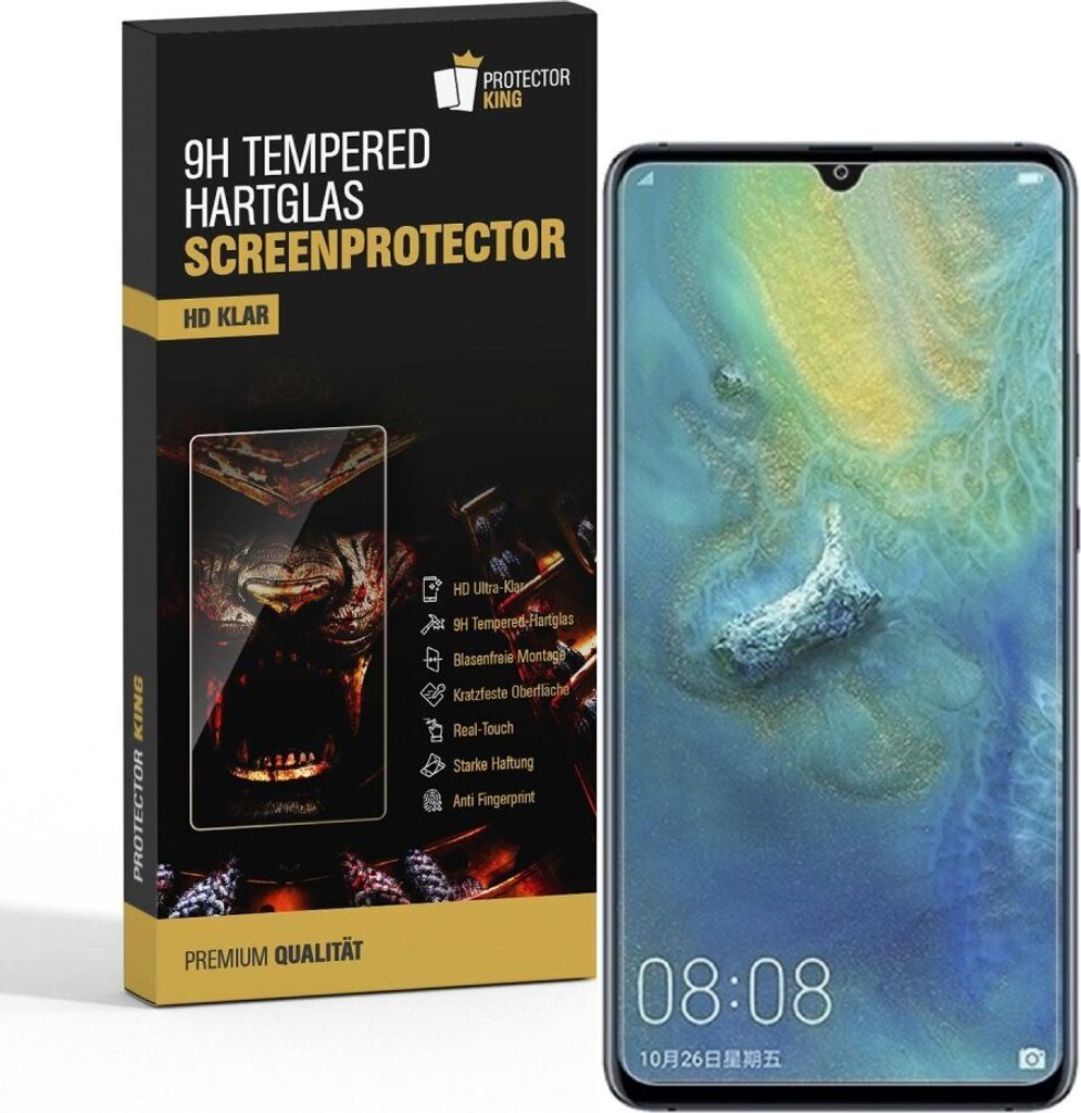 1x 9H Hartglas für Huawei Mate 20 Panzerfolie Displayschutz Schutzglas HD KLAR Panzerglas Schutzfolie