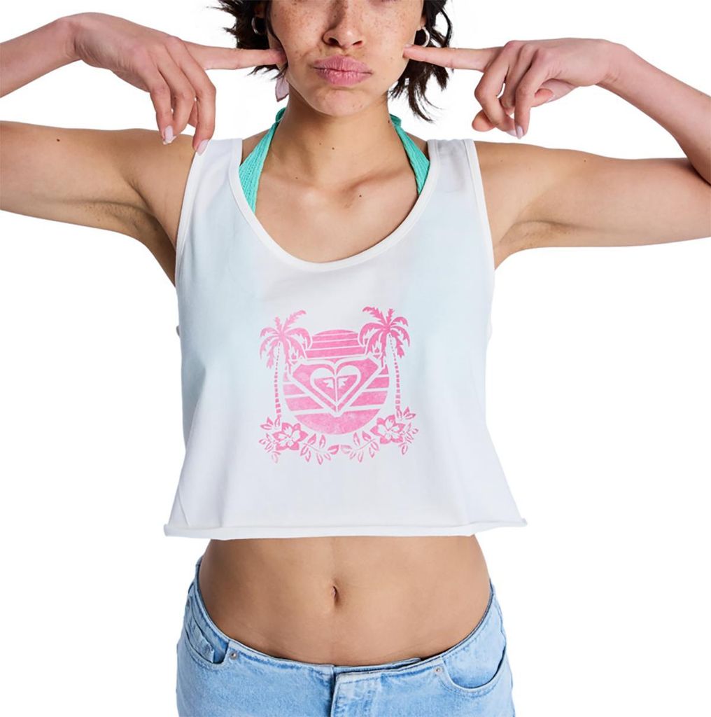 ROXY Women Top Magic Sunset Crop coconut milk M