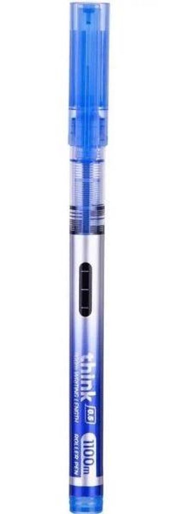 Think-Kugelschreiber 0,5 mm, blau (12 Stück) – DELI