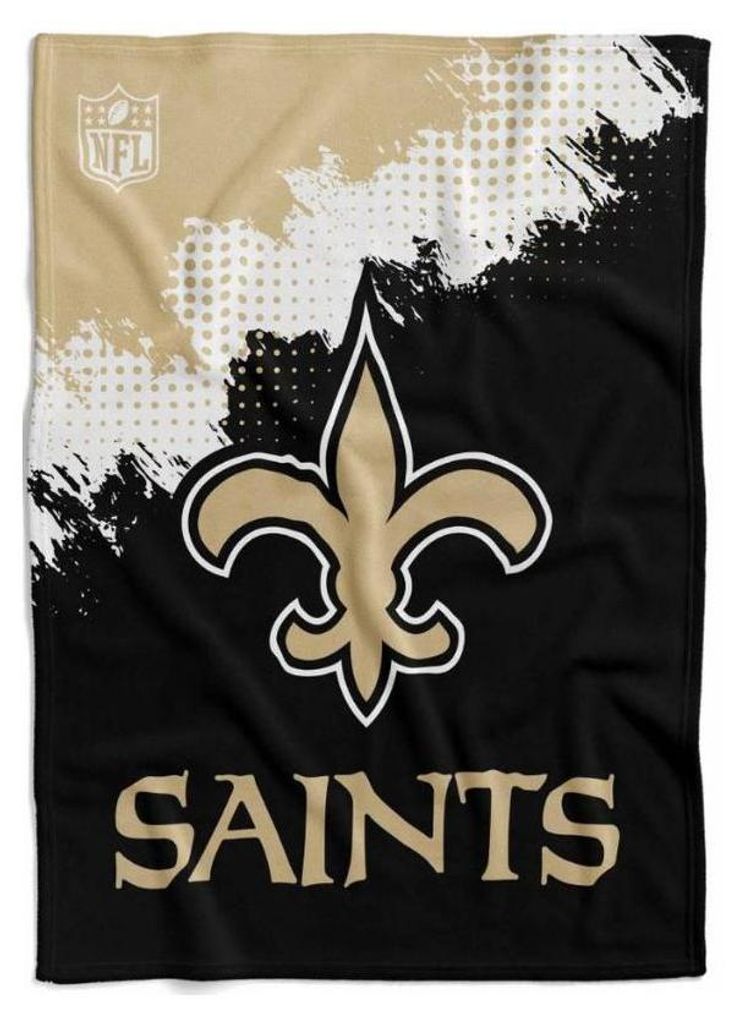 Flannel Decke /Throw "CORNER" New Orleans Saints