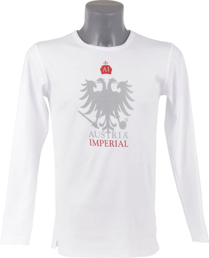 AUSTRIA IMPERIAL Longsleeve Herren weiß