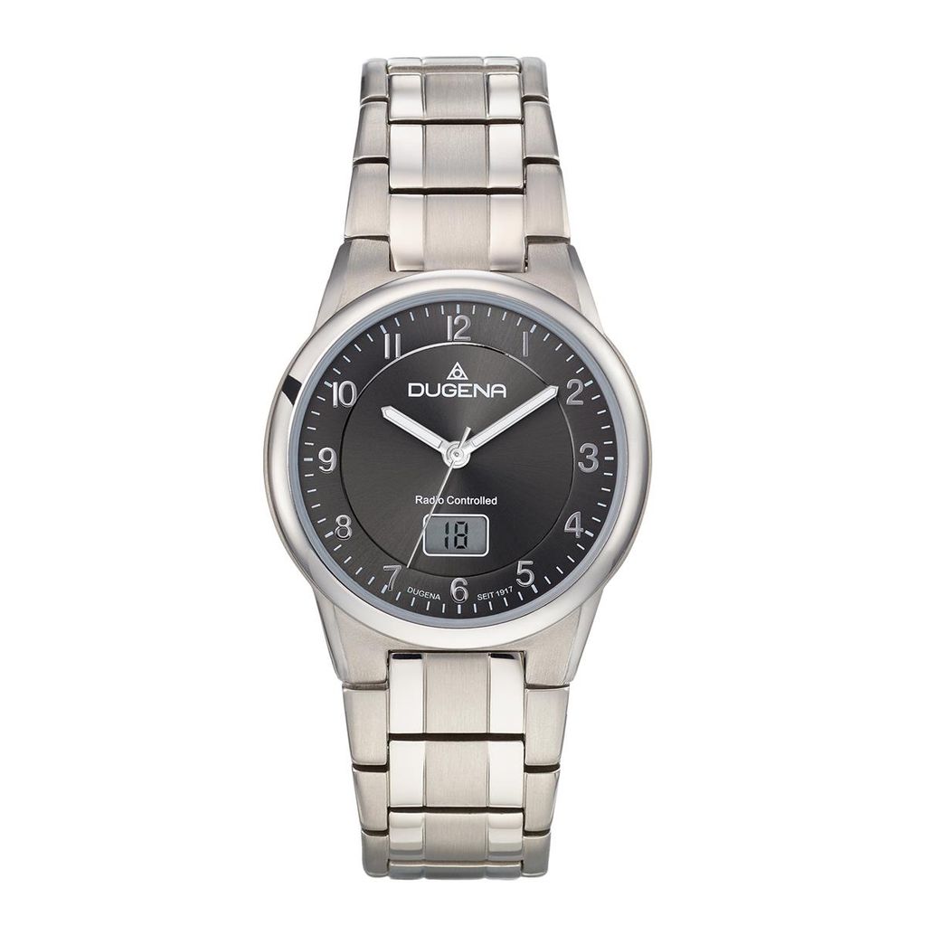 Dugena Herren Uhr 4460835 Funk Titan mit Datumsanzeige