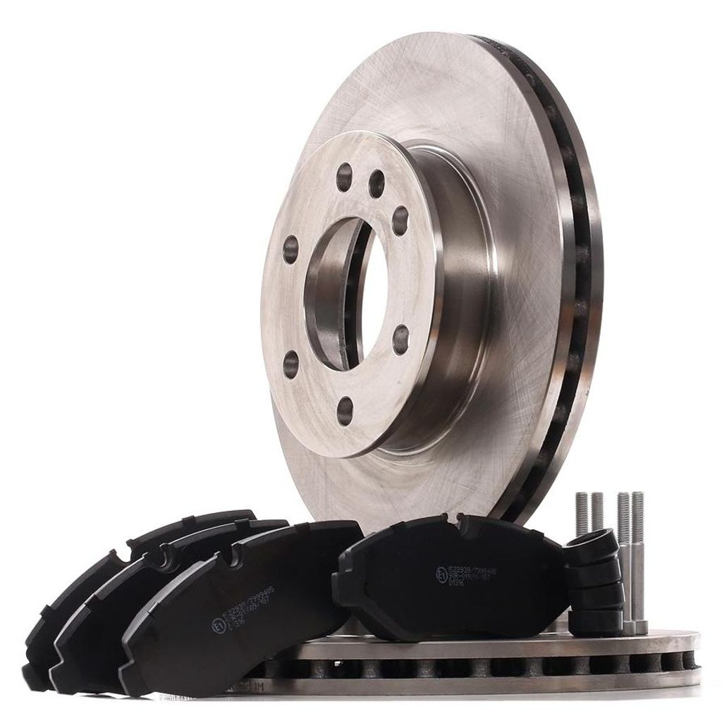 RIDEX Bremsenset Vorne Bremsscheiben Beläge Satz für VW CRAFTER 30-50 Kasten (2E) 300mm