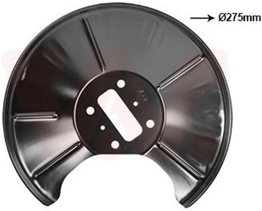 Plaque de frein VAN WEZEL 1858374 pour FORD Fiesta Mk6 JA8 JR8 Arrière
