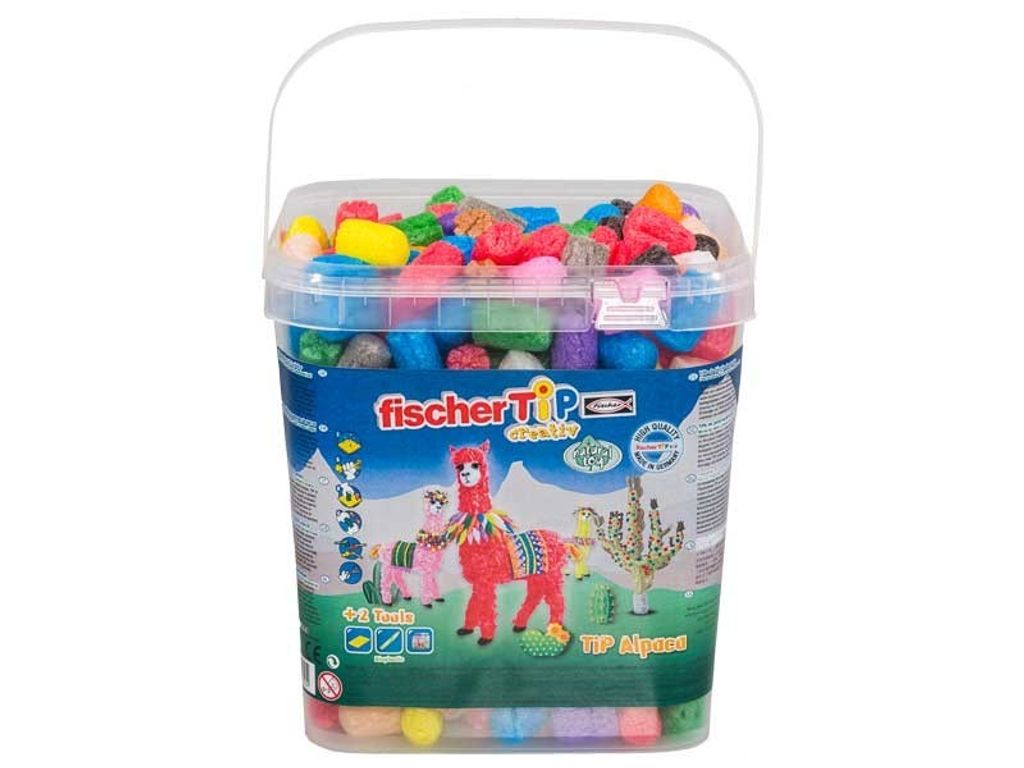 fischertechnik fischerTiP Alpaca, Bastelset für Kinder, 3 Jahr(e), Nicht toxisch, Mehrfarbig, 600 Stück(e)