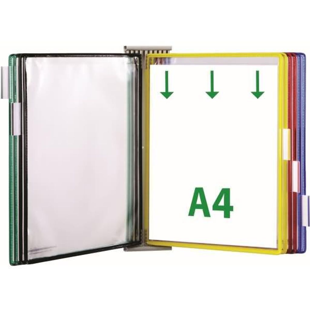 tarifold Wand-Sichttafelsystem 424109 DIN A4 farbsortiert Produktbild 