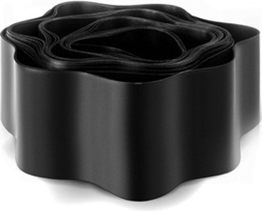 Rasenkantenstecher Rasenkante Rasentrimmer Rasenmäher Rasenborde 9m Höhe 10cm SCHWARZ 9m