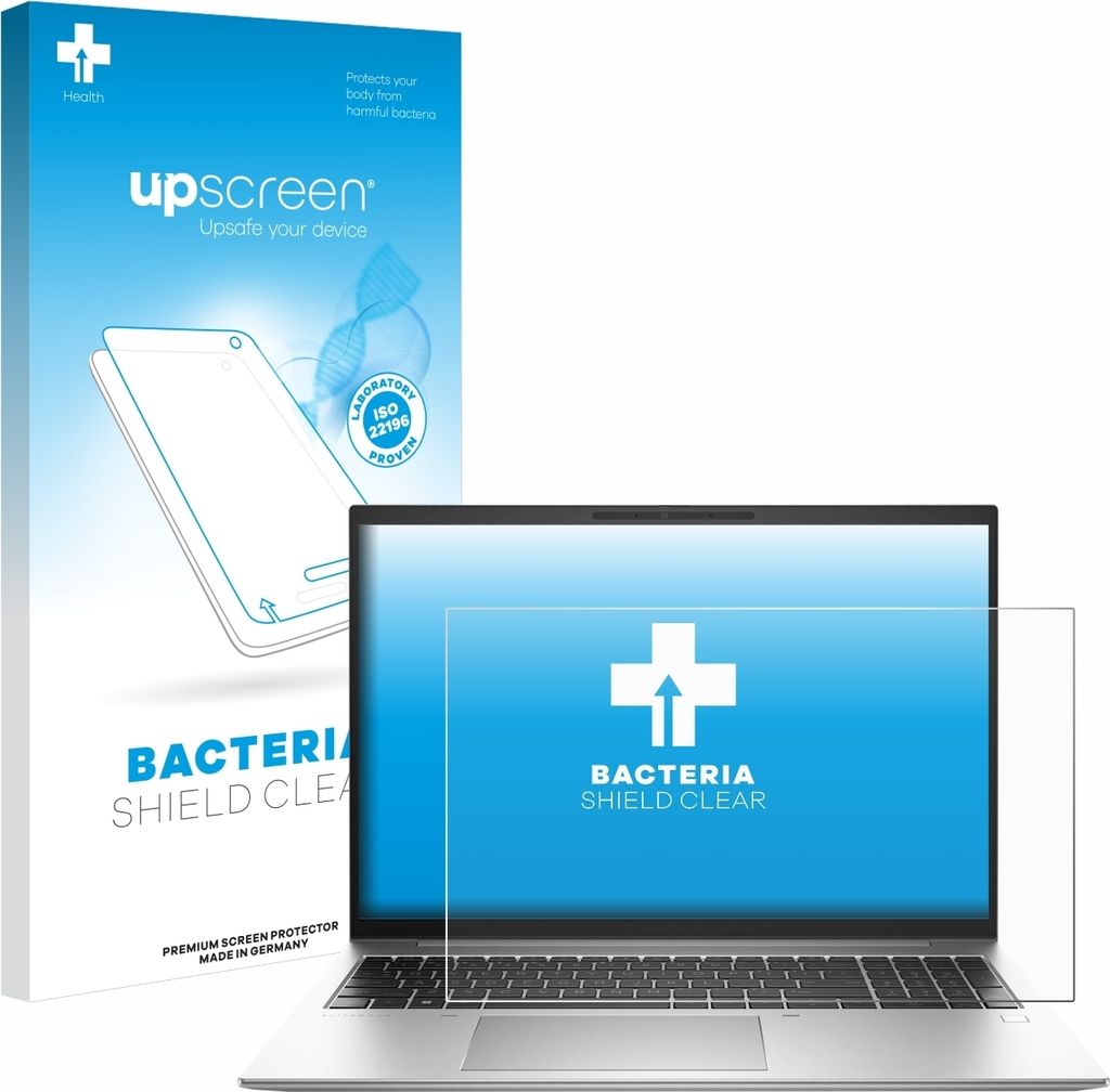 upscreen Schutzfolie für HP EliteBook 865 G10 Displayschutz Displayschutzfolie Folie Klar antibakteriell