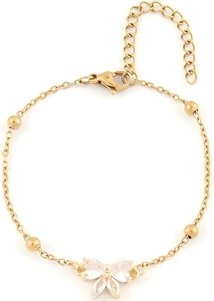 Bracciale Oro 18k BF-38910 con Fiocco: Il Regalo d'Amore Perfetto