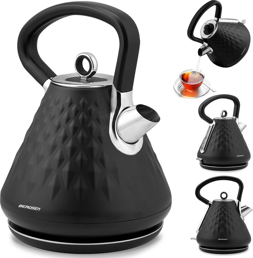 Berdsen BD-700 1,7L Wasserkocher, schwarz Produktbild 