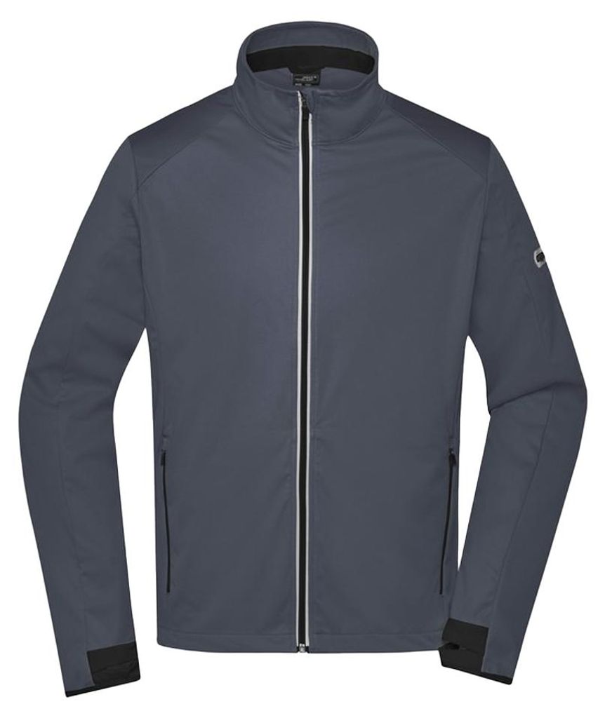 James and Nicholson - Softshelljacke für Herren, Sport LT3174 (S) (Titan/Schwarz)