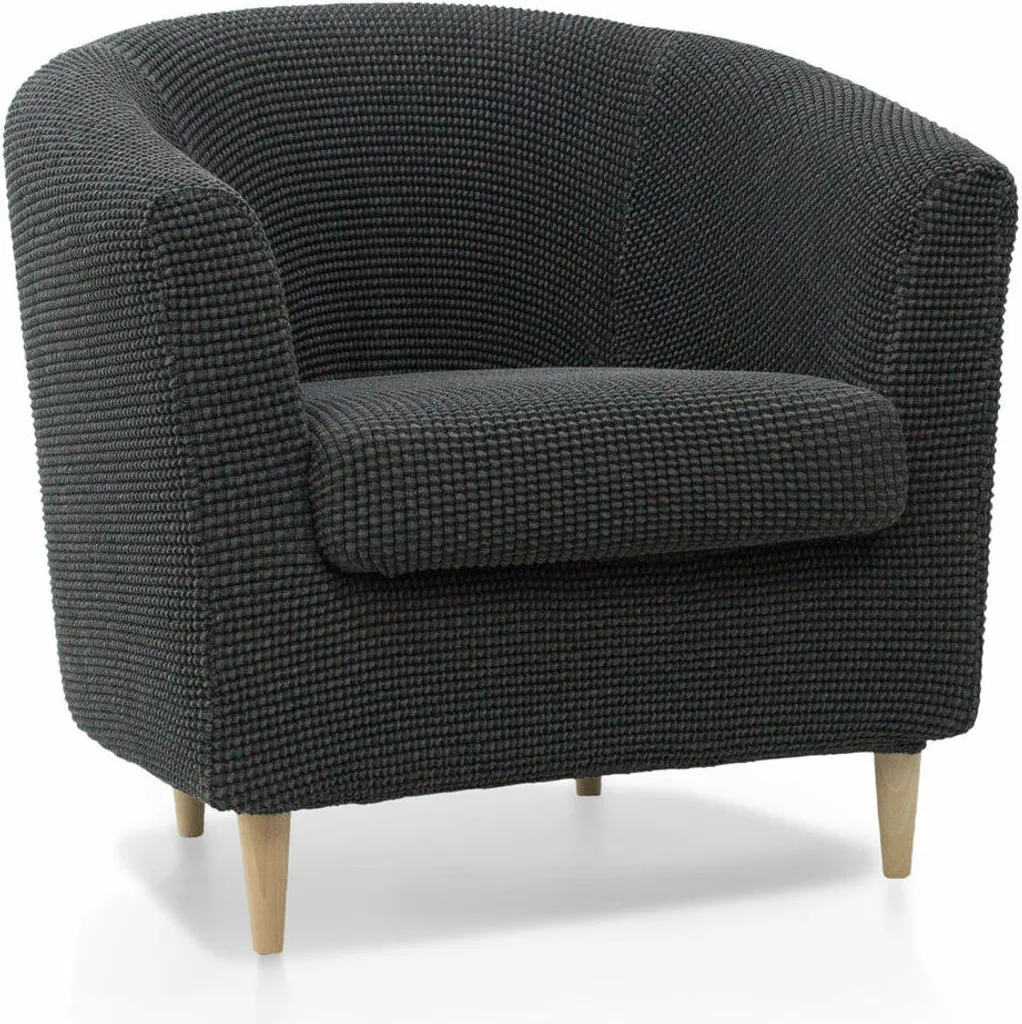 Copripoltrona SOFASKINS 60-90 cm Grigio Scuro Elastico Design