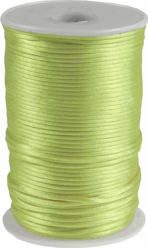90m Satinschnur 2mm Satinkordel Schmuck-Kordel -Schnur Kumihimo Bänder