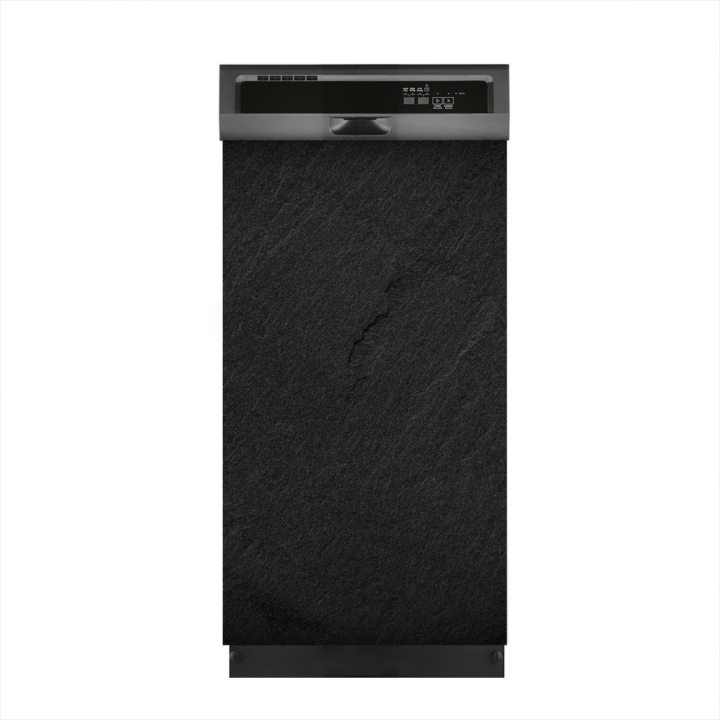 Magnete Dekorative 45x80 cm Küche Magnetmatte Spülmaschine - schwarze Stein