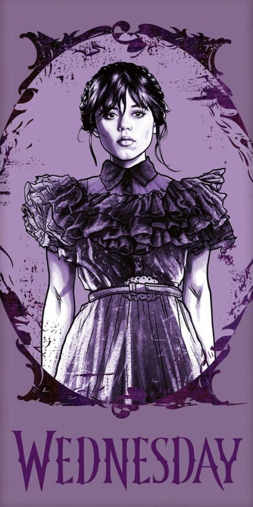 Mercredi Badetuch lilas 70 x 140 cm Image du produit 