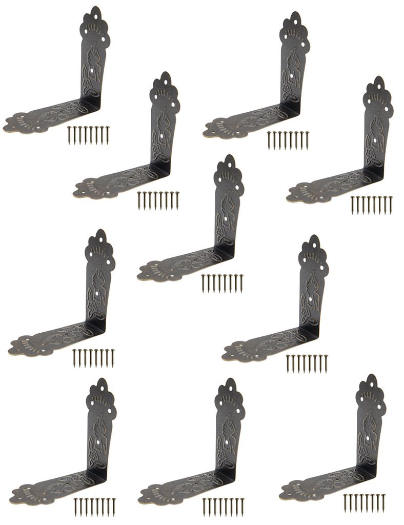 FUXXER 40 clavos decorativos para muebles, tapicería, aspecto de bronce